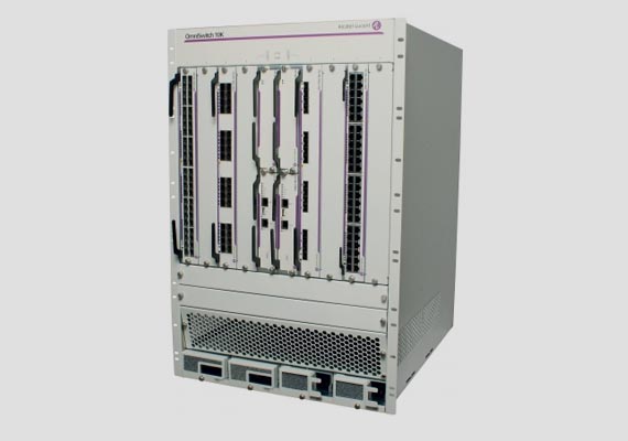 The Alcatel-Lucent OmniSwitch™ 10K Modular LAN Chassis Switch is a high-capacity, high-performance switch based on the state-of-the-art Alcatel-Lucent Operating System (AOS), which is field-proven in enterprise, service provider and data center environments.
                                <br>
                                <small><b>FEATURES:</b> Smart continuous switching for non-stop operation in redundant Chassis Management Module (CMM) and fabric configuration, Wire-rate processing for simultaneous Layer 2/IPv4/IPv6 traffic (unicast and multicast), High density with GigE (up to 384 ports), 10GigE (up to 256 ports), and 40GigE (up to 64 ports), Enhanced VoIP and video performance with policy-based QoS and VOQ.