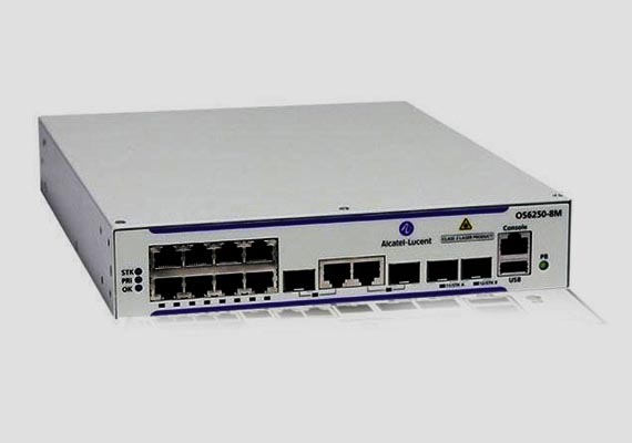 The Alcatel-Lucent OmniSwitch™ 6450-10 Value Gigabit Ethernet (GigE) LAN family is designed for classroom, enterprise workgroups and managed services segments. With an optimized small design as well as low power consumption, the OmniSwitch 6450-10 runs the field-proven Alcatel-Lucent Operating System (AOS), providing an outstanding edge solution for highly available, secure, self-protective, easily managed and eco-friendly networks.
                                <br>
                                <small><b>BENEFITS:</b> Small form factor and fanless design (zero noise output) make the OmniSwitch 6450-10 models ideal for workgroup, library and classroom environments, Starts with the Fast Ethernet (FE) models (10L/P10L) and later migrates to gigabit user port speeds with license upgrade, The –P10 PoE model offers 120W of PoE power and are 802.3at compliant</small>