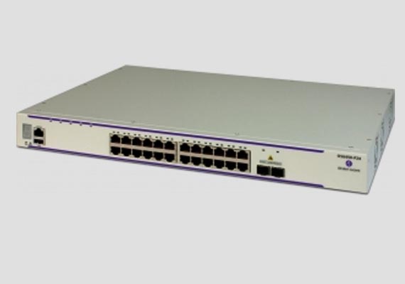 The Alcatel-Lucent OmniSwitch 6450 Value Fast and Gigabit Ethernet Stackable LAN family offers versatile, 24/48-port fixed configuration switches with optional upgrade paths for Gigabit Ethernet (GigE) access, 10 gigabit stacking, 10GigE uplinks and metro Ethernet services.
                                <br>
                        <small><b>FEATURES:</b> 24 and 48 ports, PoE+, non-PoE and 24-port fiber models with two fixed SFP+ 10G ready interfaces, Scalability from 24 to 384 Fast Ethernet and GigE ports and 16 10GigE ports, Optional SFP+ stacking module, supports local and remote stacking, Optional 10GigE uplink license option</small>.