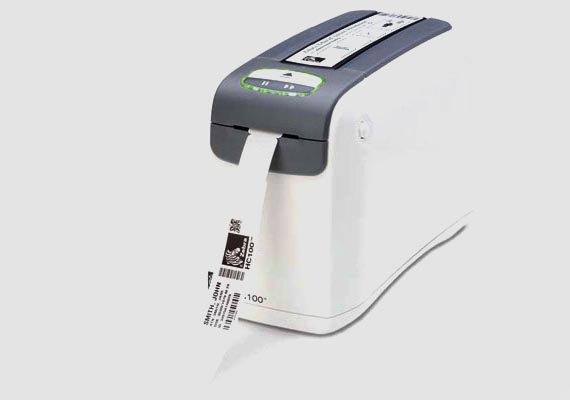 Zebra’s HC100™ wristband printers enable user-friendly, hassle-free printing with easy-to-load wristband cartridges. Zebra offers a wide variety of wristband sizes, materials and colors to meet any requirement.
                                <br>
                                <small><b>USED FOR:</b> Hospital Wristbands, Outpatient Wristbands, Amusement Parks, Water Parks, Concert & Event Wristbands</small>